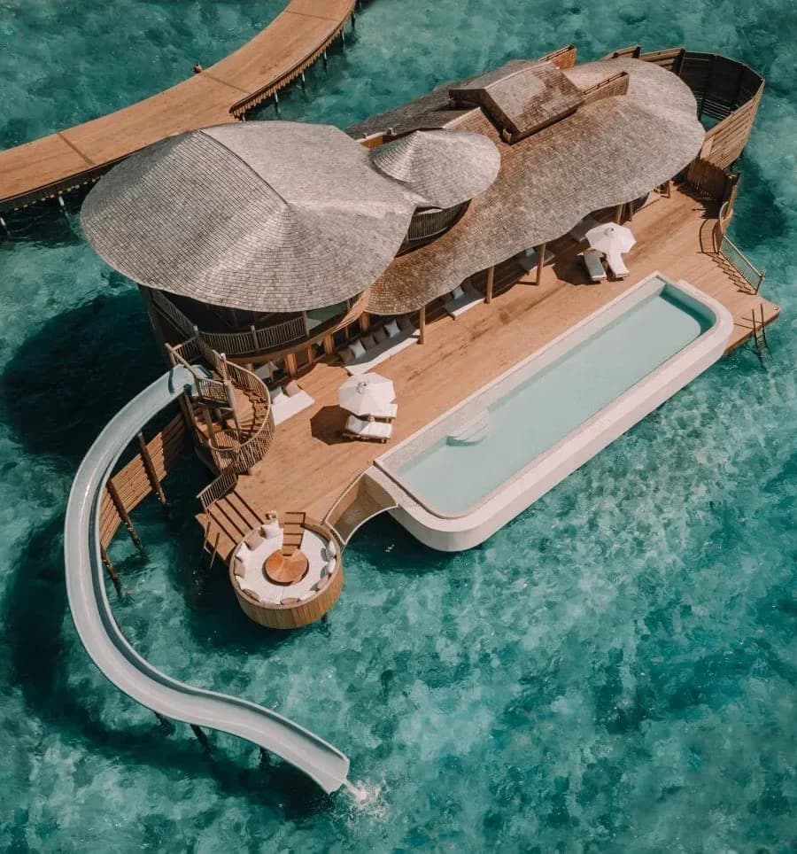 Soneva Jani resort overwater villa